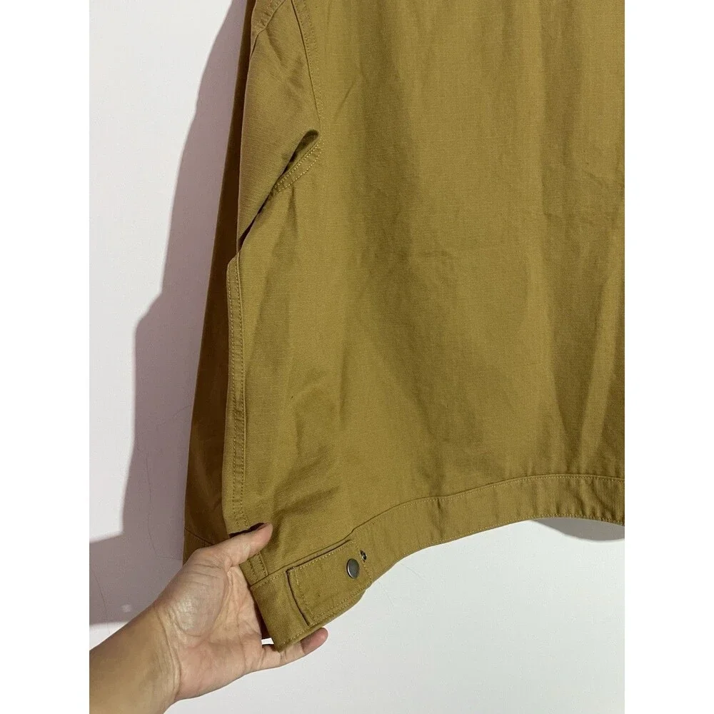 Levis‎ Canvas Depot Jacket Mens XL Brown Corduroy Collar Trucker Barn Utility